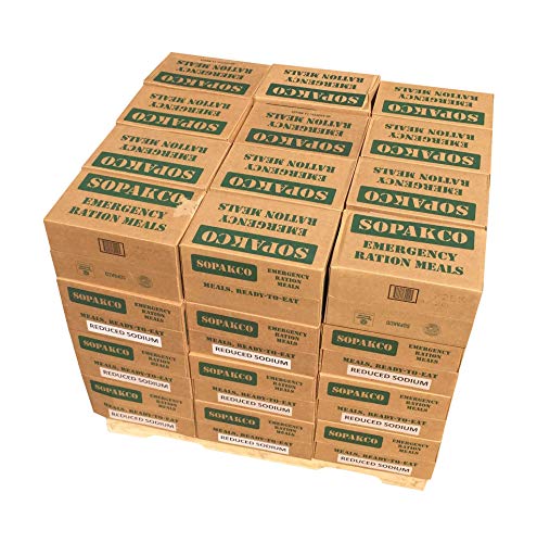 2017 Pack Date - Sopakco Low Sodium MRE Case Pallet - 48