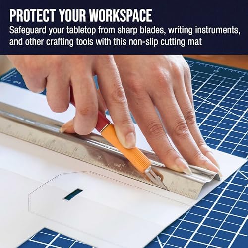 U.S. Art Supply 40" x 60" Self-Healing Cutting Mat 5-Ply - Double-Sided Green/Black Craft Mat, Non-Slip Cutting Mats for Crafts, Sewing, Quilting, Scrapbooking | Double-Sided Green/Black Craft Mat, Non-Slip Cutting Mats for Crafts, Sewing, Quilting, Scra…