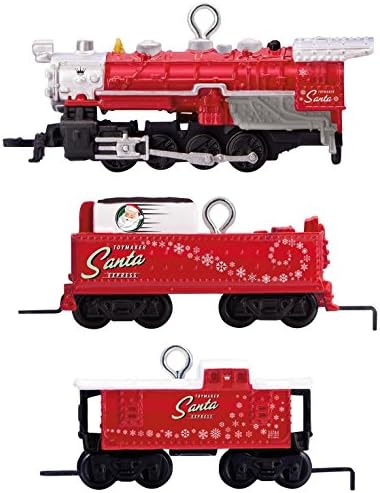 Hallmark 1995QXM8115 Miniature Set LionelNorth Pole Express Keepsake Christmas Ornaments