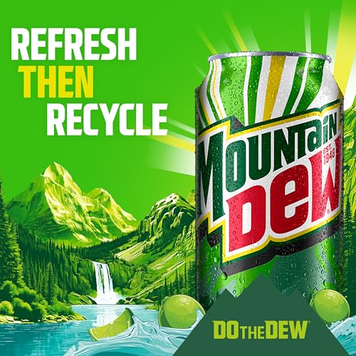 Diet Mountain Dew Soda Pop, Original, 12 fl oz Cans, (12 Pack)