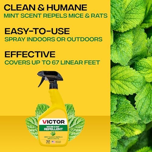 Victor Mouse and Rat Repellent Spray, 32 oz Bottle