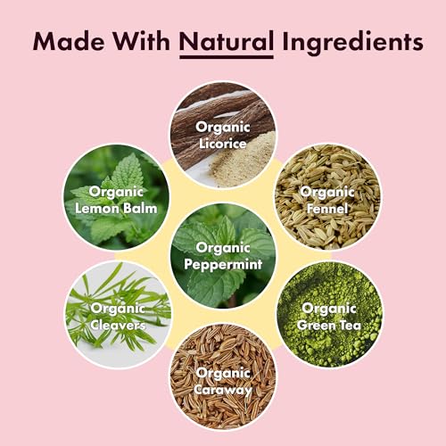 Flat Tummy Tea – 2-step, 4 Week Program – Detox Tea to Boost Energy & Reduce Bloating* - All Natural Detox Cleanse w/ Green Tea, Lemon Balm, Dandelion, Fennel, & More - Digestion support