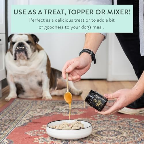 The New Zealand Natural Pet Food Co Woof Dog Treats - Manuka Honey, Dog Treats Small & Large Dog, Natural, Topper or Dog Treat, 8.8oz