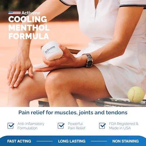 Activene Pain Relief Cream - Anti-Inflammatory Formulation | Made in USA, Non-Greasy, Fast-Absorbing, Chosen for Muscle, Arthritis and Joint Pain