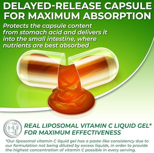 Liposomal Vitamin C Supplement 1500mg with Organic Acerola & Camu Camu