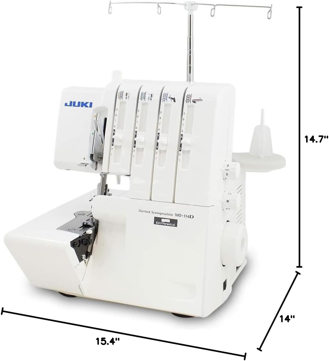 Juki MO-114D 2/3/4 Thread Overlock Sewing Machine