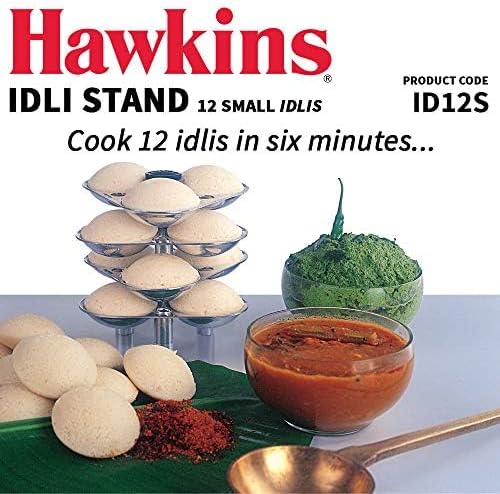 Hawkins Idli Stand for Pressure Cooker, 5-Liter, Small, Metallic