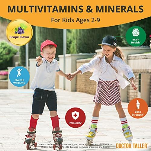 NuBest Doctor Taller Kids - Support Bone Strength with Multivitamins, Multiminerals