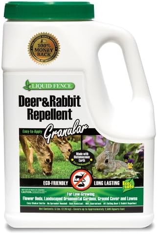 Liquid Fence 265 Granular Deer and Rabbit Repellent, 5 Pounds