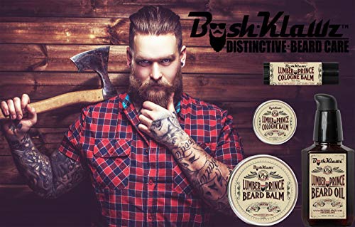 BushKlawz Active Prince Travel Solid Cologne Balm – Refreshing Metro Cologne for Active Men – Best Fresh Active Scent Solid Alcohol Free Cologne for travel Best Gift for Men