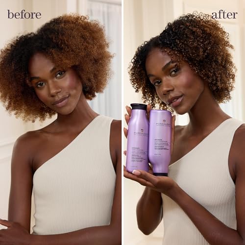 Pureology Hydrate Moisturizing Shampoo & Conditioner Set - For Medium to Thick Dry and Color Treated Hair, Softens and Deeply Hydrates, Sulfate-Free