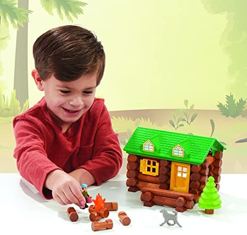 Lincoln Logs-On The Trail Building Set-59 Pieces-Real Wood Logs - Ages 3+