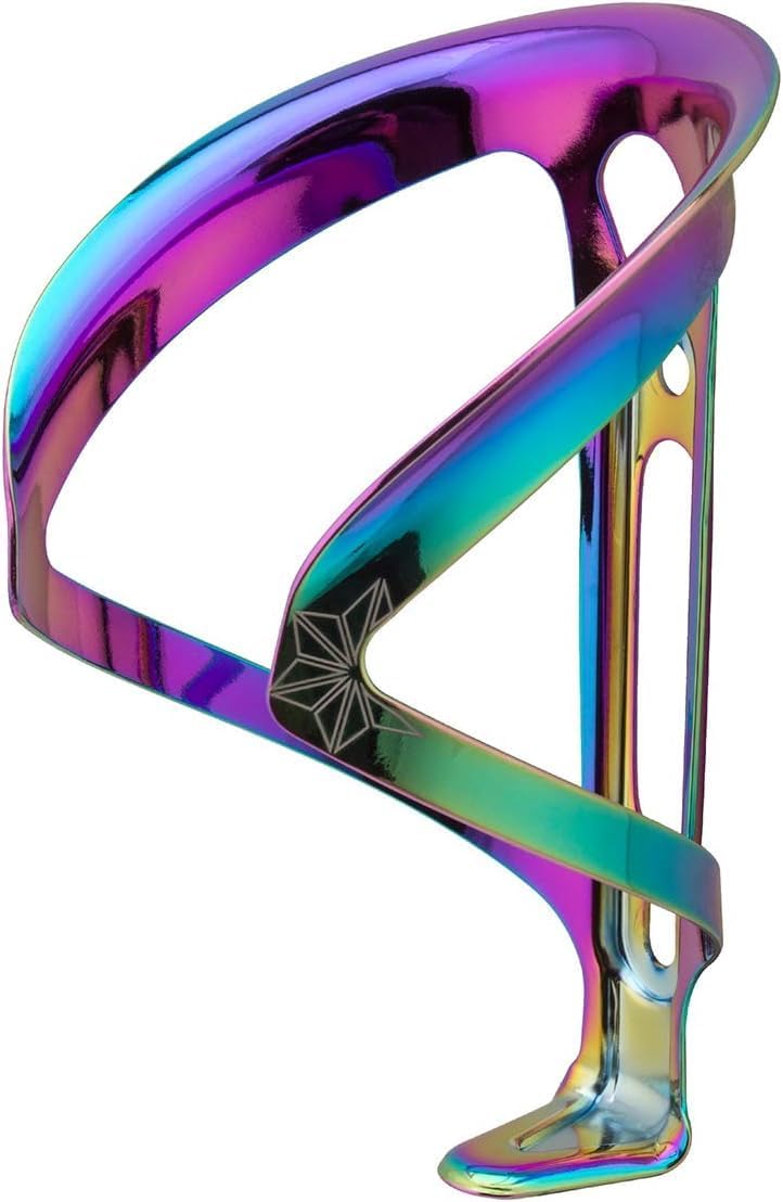Supacaz Oil Slick Fly Cage Ano - Cycling Water Bottle Cage Holder for Road Bike + MTB Mountain Bike