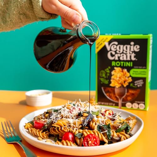Veggiecraft Farms Rotini Pasta - High Protein, Vegan, Gluten Free Noodles, Made with Lentil Peas & Cauliflower, Plant Based, Low Carb, Healthy Pasta