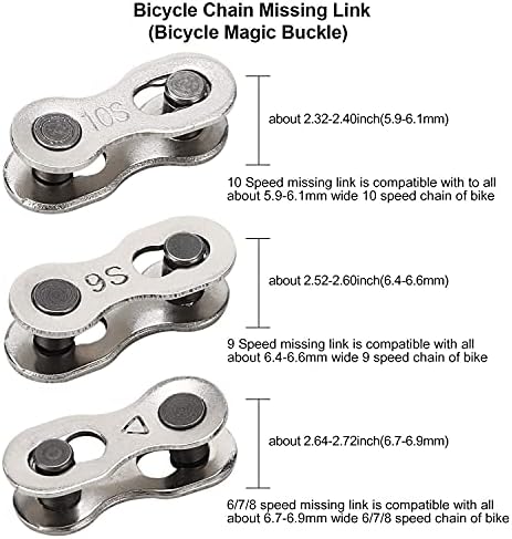 Bike Link Plier + Chain Wear Gauge + 6 Pairs Bicycle Missing Link
