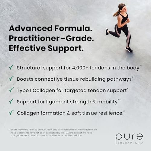 Pure Therapro Rx Acute Injury Tendon & Ligament Support, 90 Capsules | Once-Daily Capsule, Supports Movement & Physical Function, For Men & Women