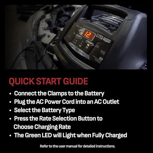 Schumacher Electric 6A Car Battery Charger & Maintainer, 6V/12V – SC1308