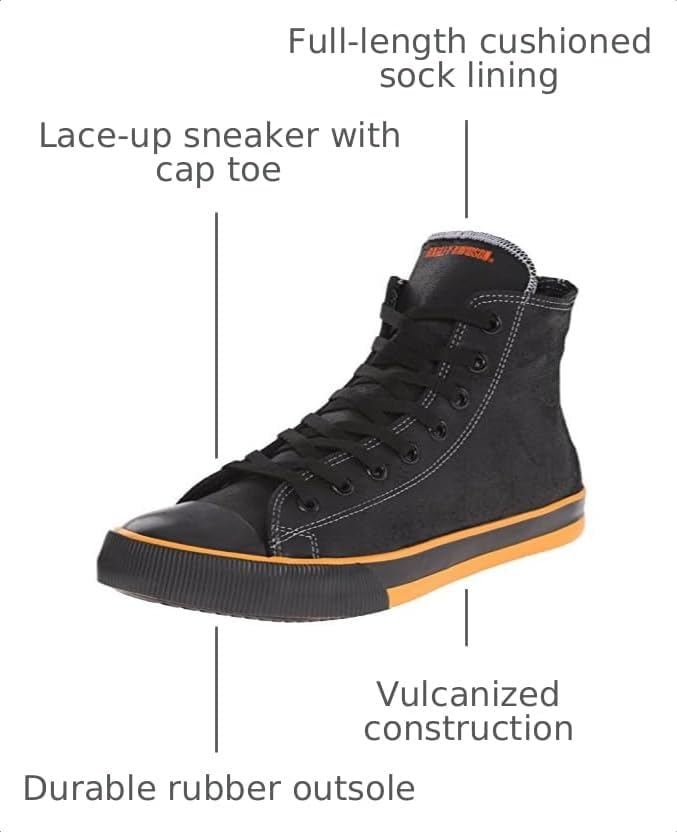 Harley-Davidson Footwear Mens Nathan Sneakers Shoes Casual
