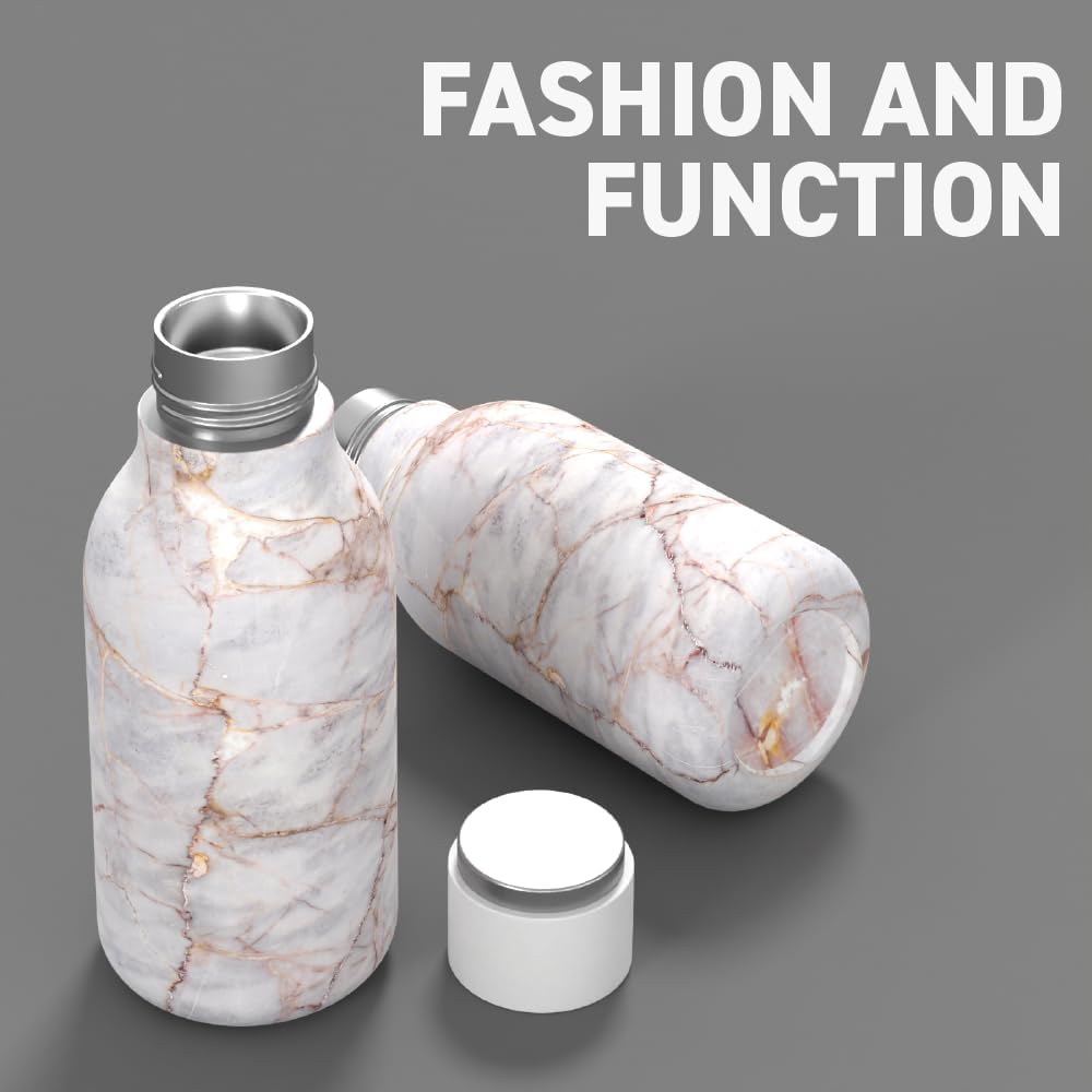 Urban Insulated and Double Walled Stainless Steel Bottle 16 Ounce by Asobu (Pastel Blue)