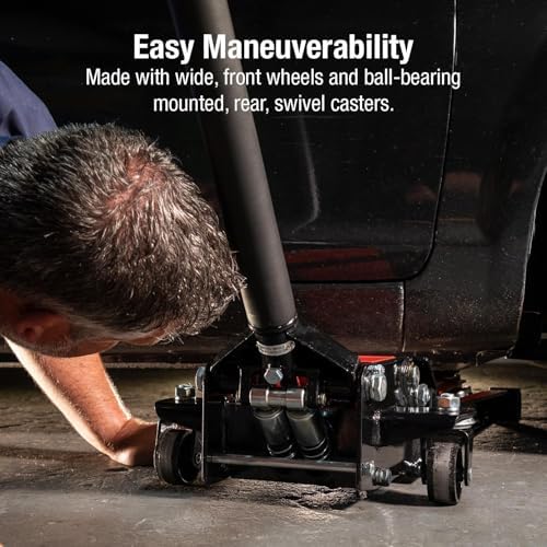 SUNEX TOOLS 6602LP 2 Ton Low Rider Steel Service Jack