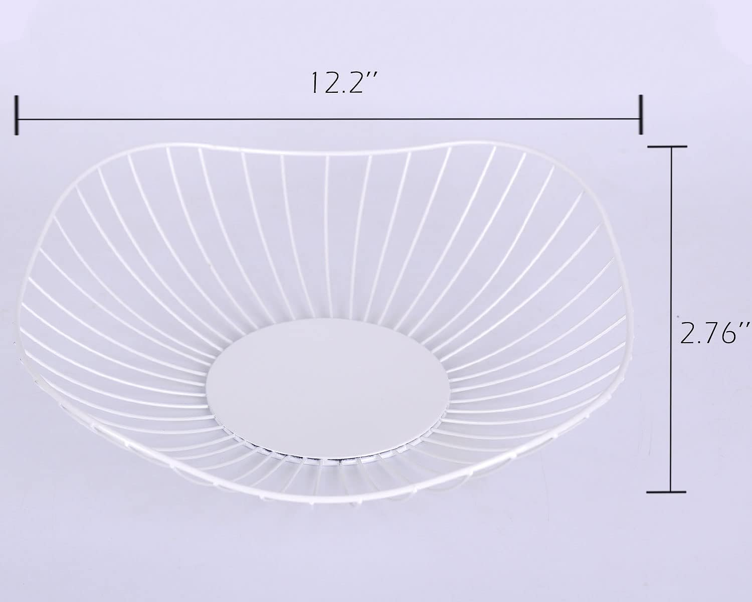 IBWell Short Curved-Edge Modern Creative Stylish Single Tier Dish