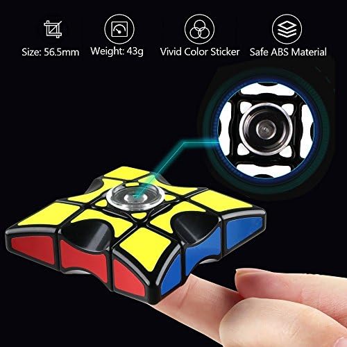 D-FantiX Fidget Spinners Cube, 1x3x3 Floppy Cube Puzzle Fidget Spinner Anti-Anxiety Fidget Toys for Kids Adults
