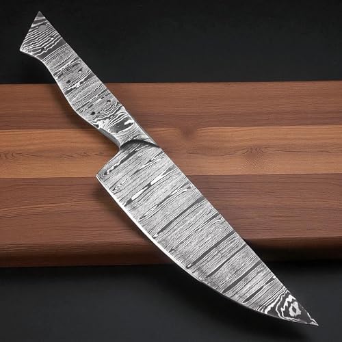 Poshland BBC-664 Custom Handmade Damascus Steel 8 Inches Chef blank Blade, kitchen blank blade