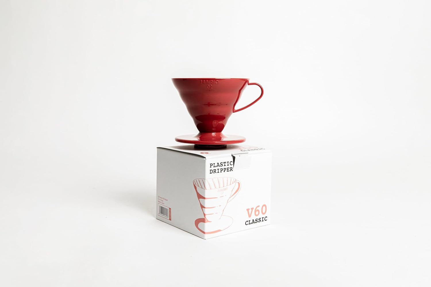 HARIO V60 Plastic Coffee Dripper, Size 02, Clear | Plastic