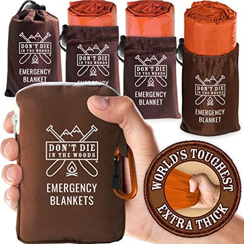 Don’t Die in The Woods – World’s Toughest Emergency Blankets [Camo]
