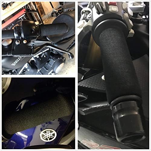 Grip Covers for Big Hands Thicken Your Grips Snug Fit Over 1.2-1.4 inch Grips on Harley BMW Yamaha Honda Kawasaki Suzuki Triumph Can-Am Spyder 5