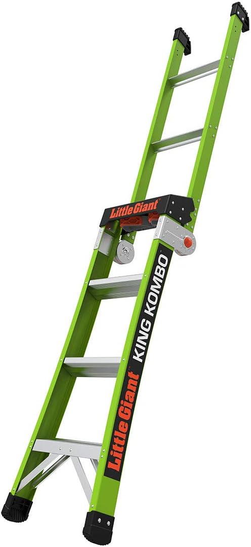 Little Giant King Kombo, 6 ft Fiberglass Multi-Position Ladder, 13906-001