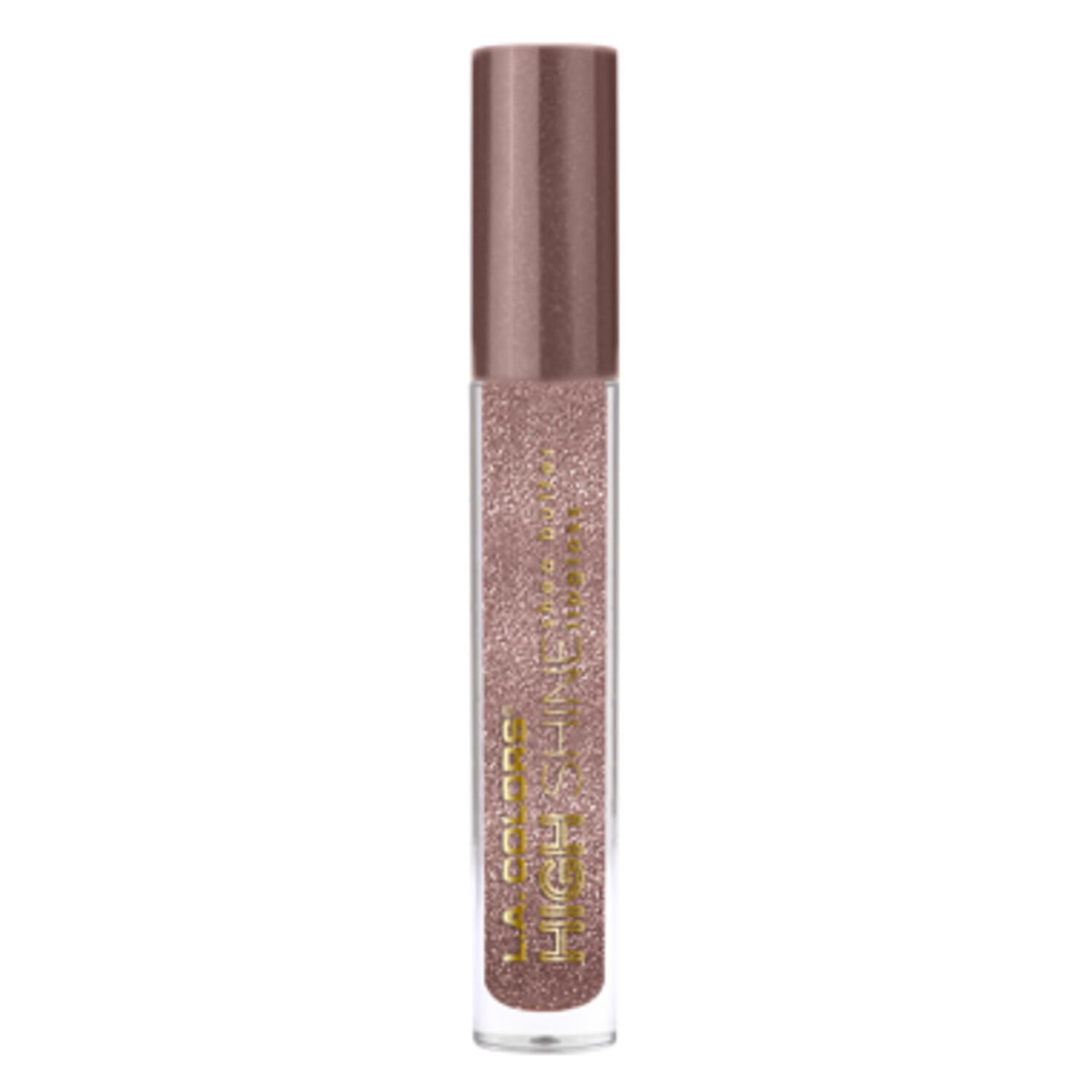 L.A. COLORS High Shine Shea Butter Lip Gloss, Baby Cakes, 0.14 Oz