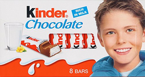 Kinder Chocolate, CASE, 8 Count (Pack of 10)