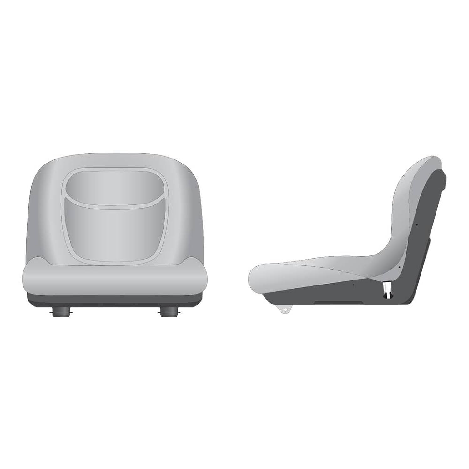 Stens 420-182 High Back Seat Compatible With/Replacement For Older LX255, LX277, LX277AWS, LX279 and LX288, Serial No. 060, 000 and older, 325