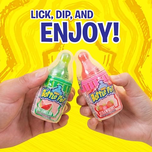 Baby Bottle Pop Candy Lollipops Variety Pack - 10 Ct Individually Wrapped