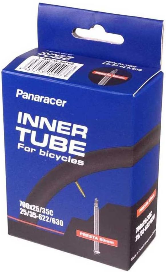 Panaracer Bicycle Tube, Schrader Valve, many different sizes, 35-48-60 mm valves, single or two pack