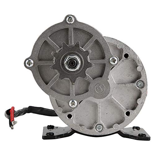 Gear Reduction Electric Motor,12V 250W 2950 RPM Dc Electric Bicycle Brushed Motor Reductor with 9 Tooth Sprocket for Electric Bicycle,Scooter,Bikes
