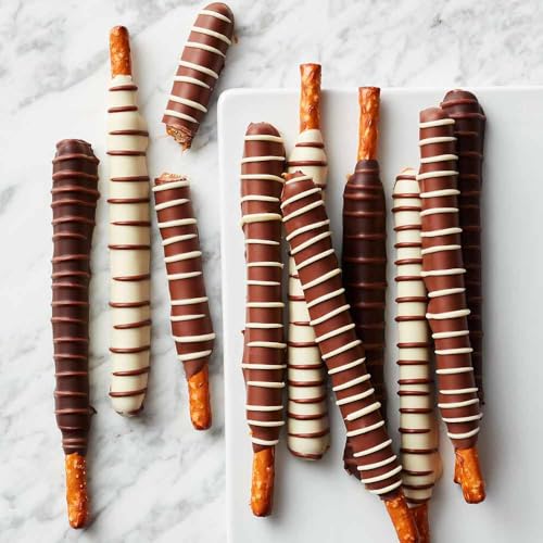 Mrs Prindables Chocolate and Caramel Dipped Pretzels - 10 Piece