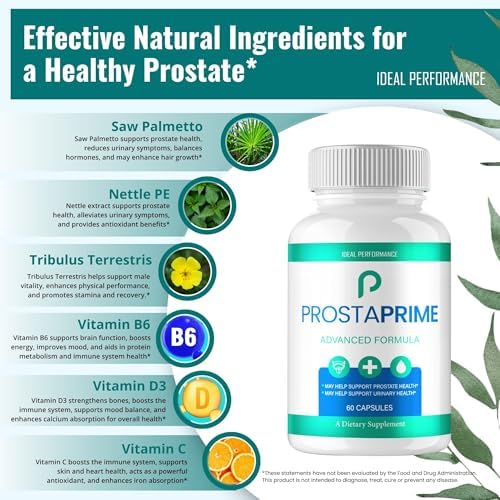 ProstaPrime for Men Capsules, Advanced Prosta Prime Prostate Health Supplements Pills - Maximum Strength for Daily Wellness