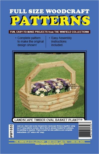 Landscape Timber Oval Basket Woodworking Project Plan