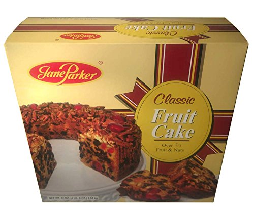 Jane Parker Fruitcake Classic Light Fruit Cake 4.5 Pound (72 Ounce) Ring