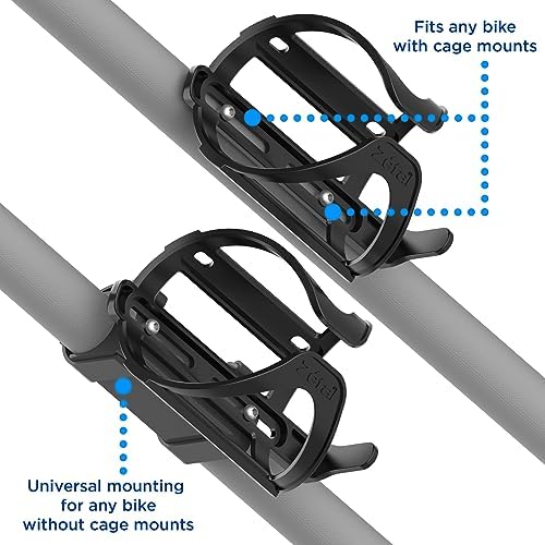 Zefal Pulse Universal Water Bottle Bike Cage (Multi-Position, Black)