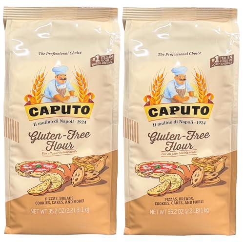 Antico Molino Napoli Antimo Caputo Pizza Flour, Gluten Free, 2.2 Pound (Pack of 2)