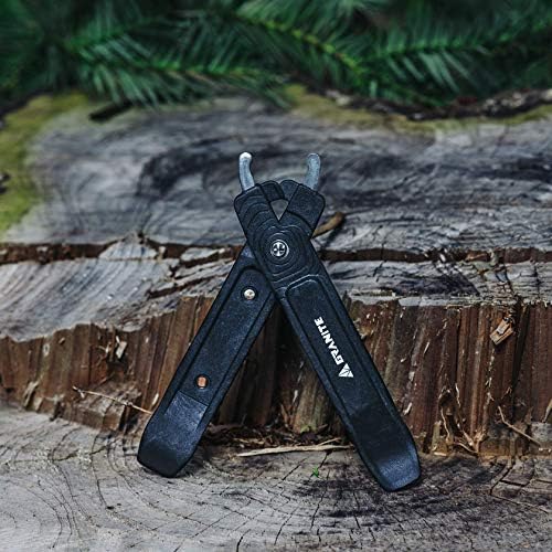 Granite Talon Bike Tire Levers with Chain Master Link Pliers (Black)