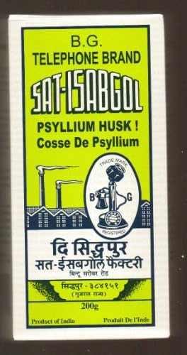 Telephone Brand Psyllium Husk (Sat-Isabgol) 200 Gram