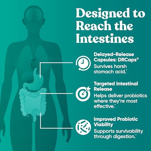 Probiotics + Prebiotics for Women's Vaginal Health, 30 Vegan Capsules | 18 clinically proven strains & 14 billion CFU to support gut