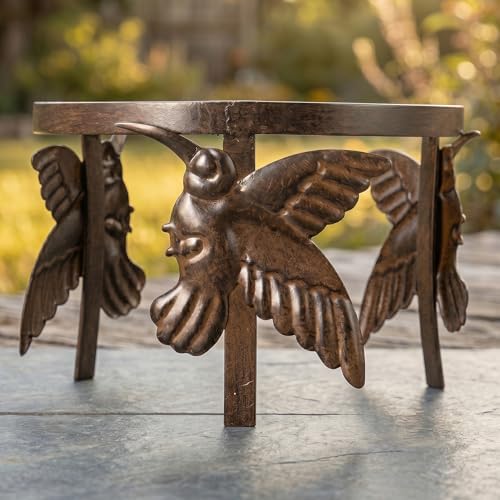 Topadorn Gazing Ball Stand for 10 /12 Inch Garden Globe with Butterfly | Metal Garden Globe Stand with Butterfly Design, Outdoor Weather Resistant Decorative Holder for Yard Patio Lawn