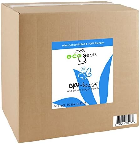 ecoGEEKS O! Boost (OXY-Boost) Multi-Purpose Oxygen Bleach Cleaner 10 LBS Bulk