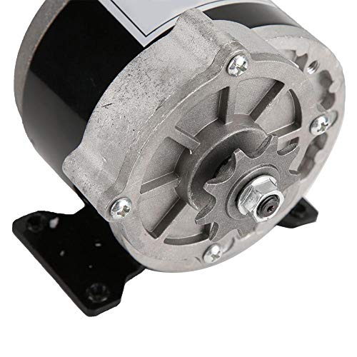 Gear Reduction Electric Motor,12V 250W 2950 RPM Dc Electric Bicycle Brushed Motor Reductor with 9 Tooth Sprocket for Electric Bicycle,Scooter,Bikes