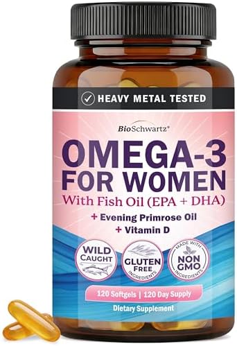 Triple Strength Omega 3 Fish Oil 3000mg for Women and Men, 90 Softgels | High Potency Omega 3 Supplement, Burpless Lemon Flavor Fish Oil - 2250mg Essential Fatty Acids with DHA & EPA, Wild Caught